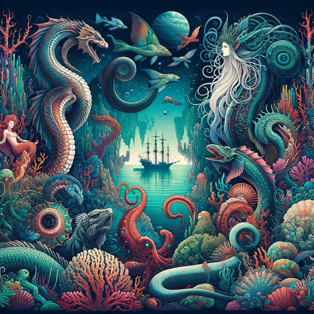 Beautiful Mythical Creatures: Exploring Rare and Majestic Ocean Beasts 3 Beautiful Mythical Creatures Exploring Rare and Majestic Ocean Beasts