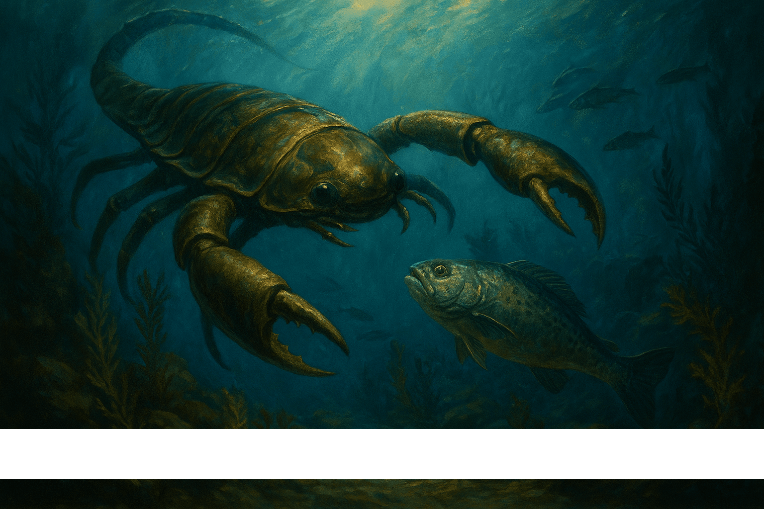 sea-scorpion-vs-prehistoric-fish-underwater-battle-seabornsoul